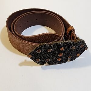 ANTONIAZZI FIRENZI women's brown genuine leather belt size L